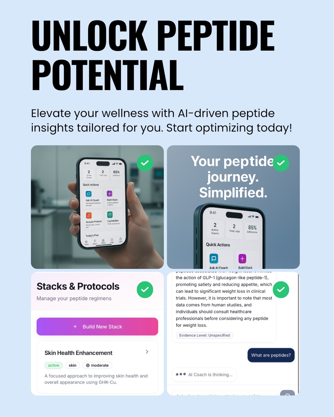 Your Smart, Science-Driven Peptide AI Companion